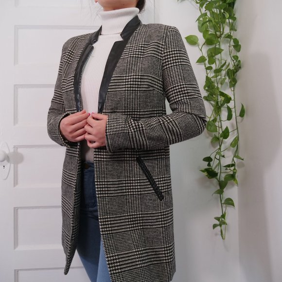 Minimalist gingham suit coat - Picture 6 of 12